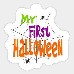 My First Halloween Sticker